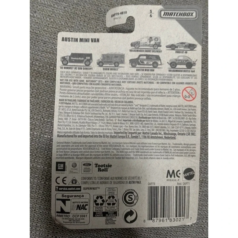 MATCHBOX please note